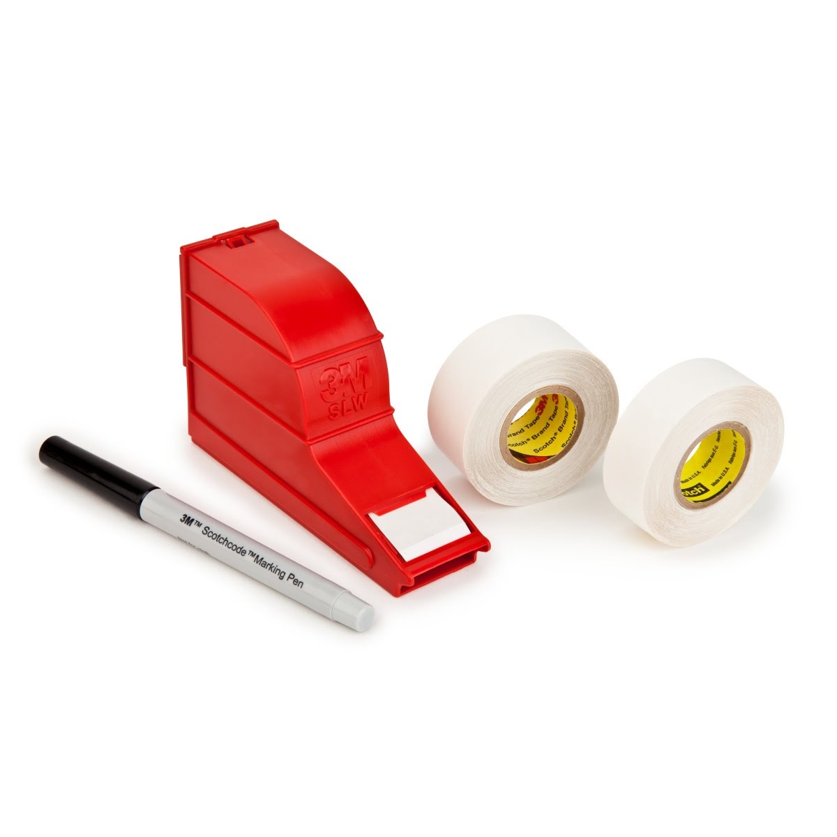 3M ScotchCode Wire Marker Tape Refill Roll, 1 in x 2.125 in (SLS-R) (7000058135) (10 Pack) - 9