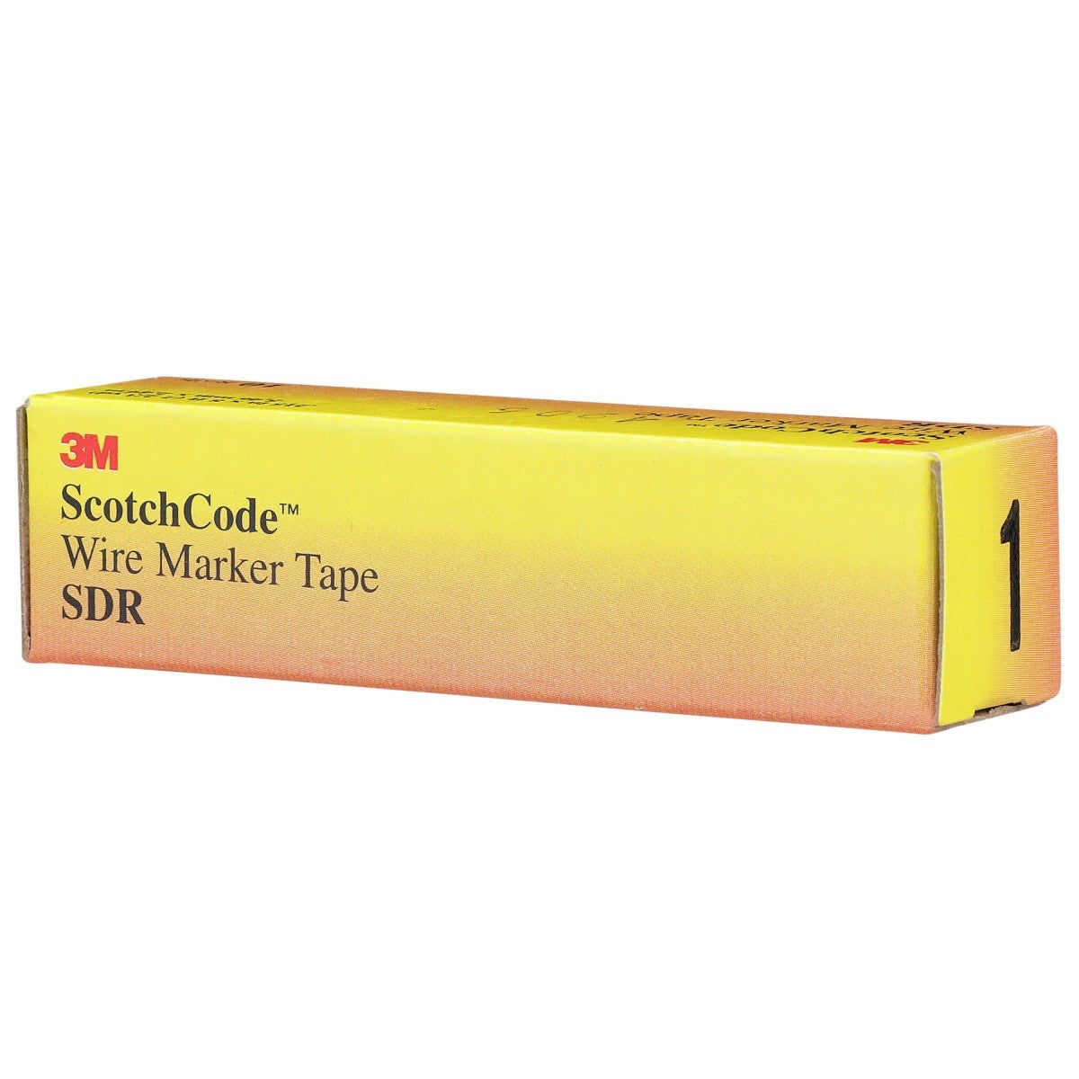 3M SDR-1 Wire Marker Tape Refill Roll, Legend 1, White (7000058255) (10 Pack) - 6