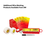 3M SDR-6 Wire Marker Tape Refill Roll, Pre-Printed 6, White (7000058260) (10 Pack) - 8