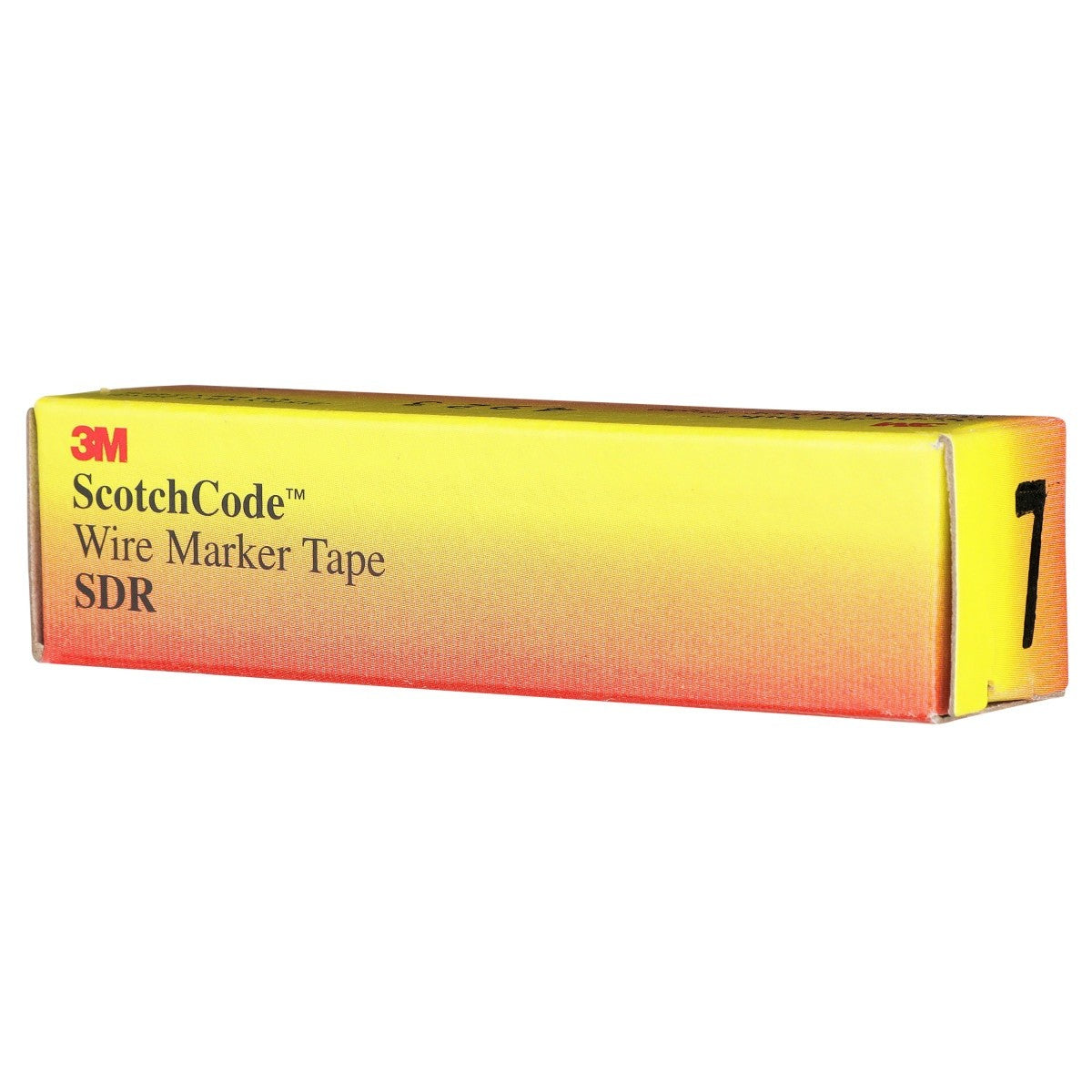 3M SDR-7 Wire Marker Tape Refill Roll Number 7 White (7000058261) (10 Pack) - 5