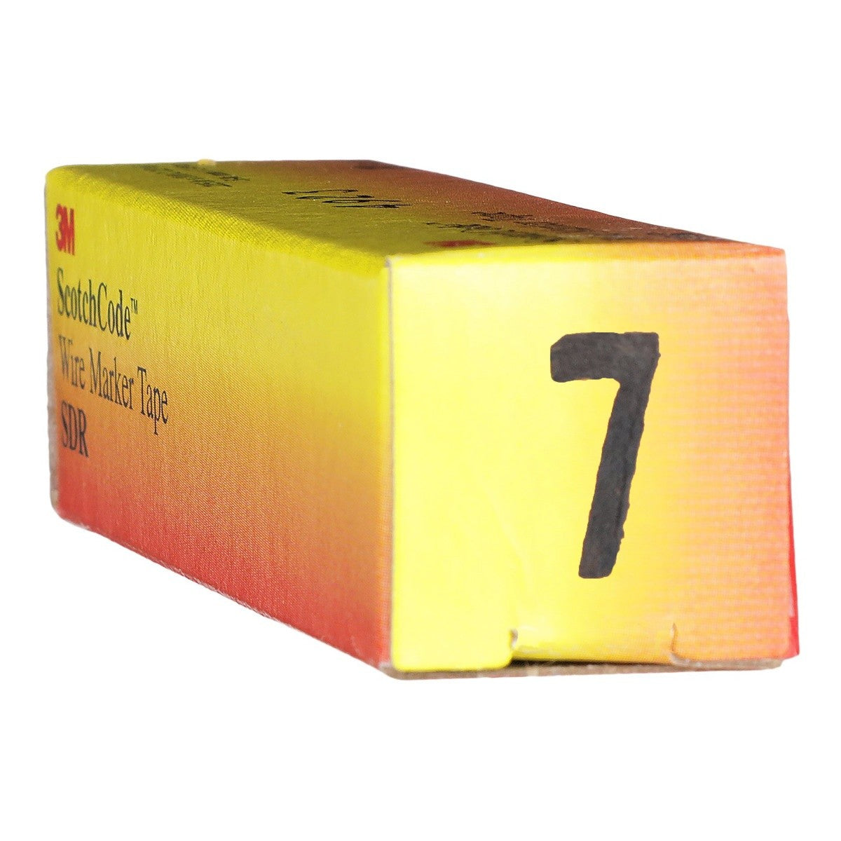 3M SDR-7 Wire Marker Tape Refill Roll Number 7 White (7000058261) (10 Pack) - 6