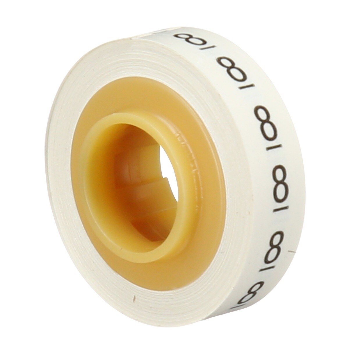 3M SDR-8 Wire Marker Tape Refill Roll, Printed 8, White (7000058262) (10 Pack) - 4