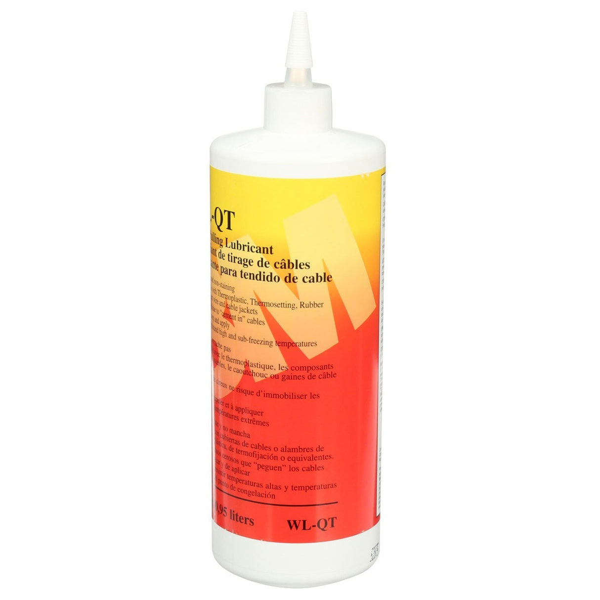3M Wire Pulling Lubricant Gel, Translucent White, 1 qt (WL-QT) (7000058273) (12 Pack) - 8