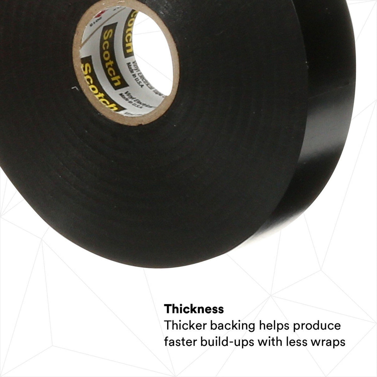 3M 88-3/4X36YD Scotch Super 88 Vinyl Electrical Tape, Black, 3/4 in x 36 yd, Premium Grade (7000058434) (12 Pack) - 9