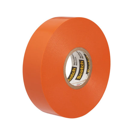 3M 35-1/2X20FT-OR Scotch Vinyl Color Coding Electrical Tape 35, Orange, 1/2 in x 20 ft, Professional Grade, 7 mil, Flame Retardant, UL Listed, CSA Certified (7000058438) (10 Pack)