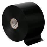 3M 51UP-4X100FT Vinyl Corrosion Protection Tape 51, Unprinted, Black, PVC Backing, Rubber Adhesive, 4 in x 100 ft (7000058493) (4 Pack) - 4