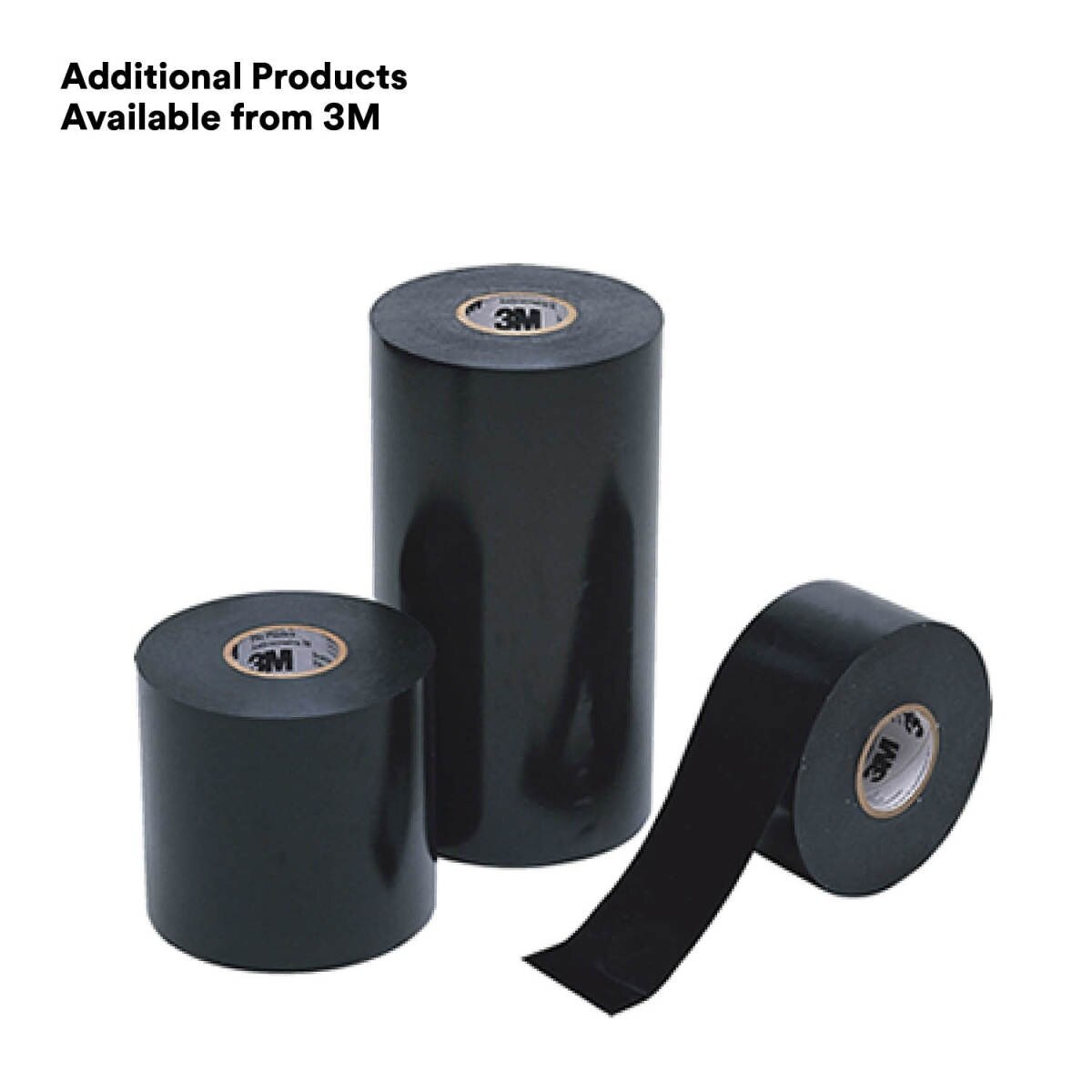3M 51UP-4X100FT Vinyl Corrosion Protection Tape 51, Unprinted, Black, PVC Backing, Rubber Adhesive, 4 in x 100 ft (7000058493) (4 Pack) - 10