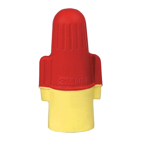3M R/Y+JUG Performance Plus Wire Connector Red/Yellow Flexible Steel Spring Connectors Copper CSA Certified UL Listed Jug 22-8 AWG (7000058824) (500 Pack)