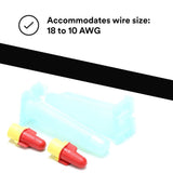 3M DBR/Y-6 KIT Direct Bury Splice Kit, 18-10 AWG, UV-Resistant Tube, Moisture Sealed, rated 600V (7000058827) (4 Pieces) (25Pack) - 10