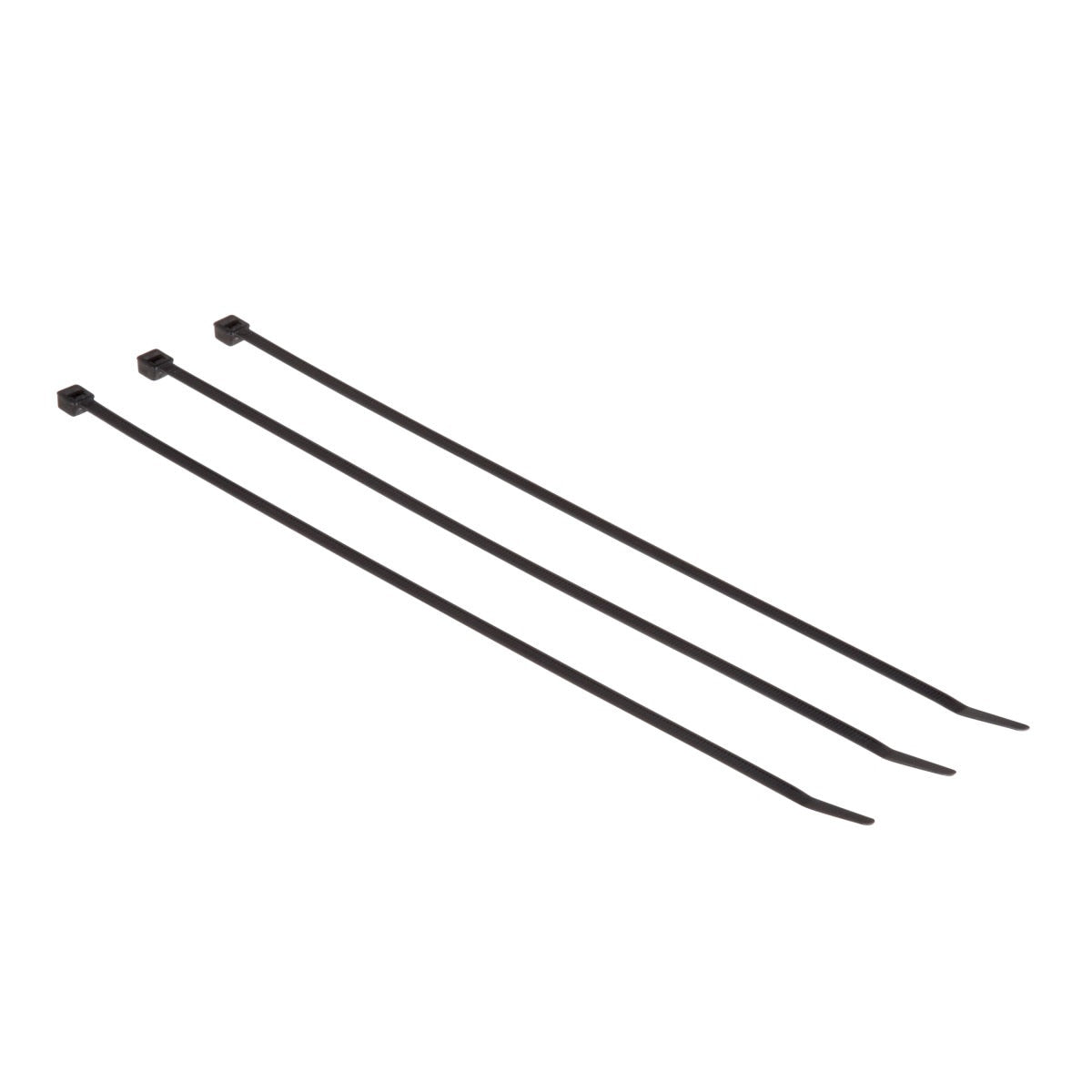 3M CT11BK50-C Cable Tie, Nylon 6/6, Black, 11 in, 50 lb Tensile Strength, Curved Tip (7000058850) (1000 Pack)