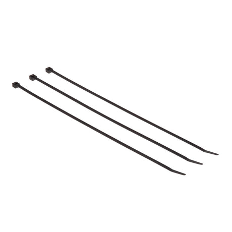 3M CT11BK50-C Cable Tie, Nylon 6/6, Black, 11 in, 50 lb Tensile Strength, Curved Tip (7000058850) (1000 Pack)
