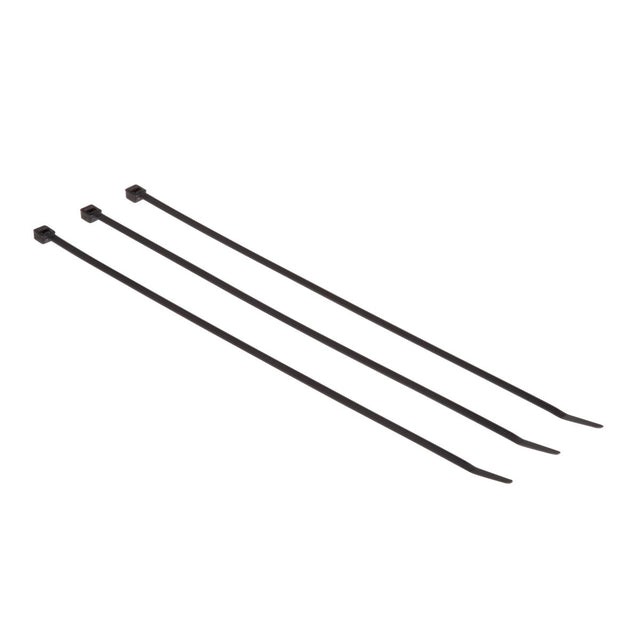 3M CT11BK50-C Cable Tie, Nylon 6/6, Black, 11 in, 50 lb Tensile Strength, Curved Tip (7000058850) (1000 Pack)