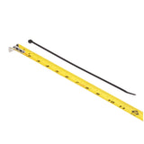 3M CT11BK50-C Cable Tie, Nylon 6/6, Black, 11 in, 50 lb Tensile Strength, Curved Tip (7000058850) (1000 Pack) - 2