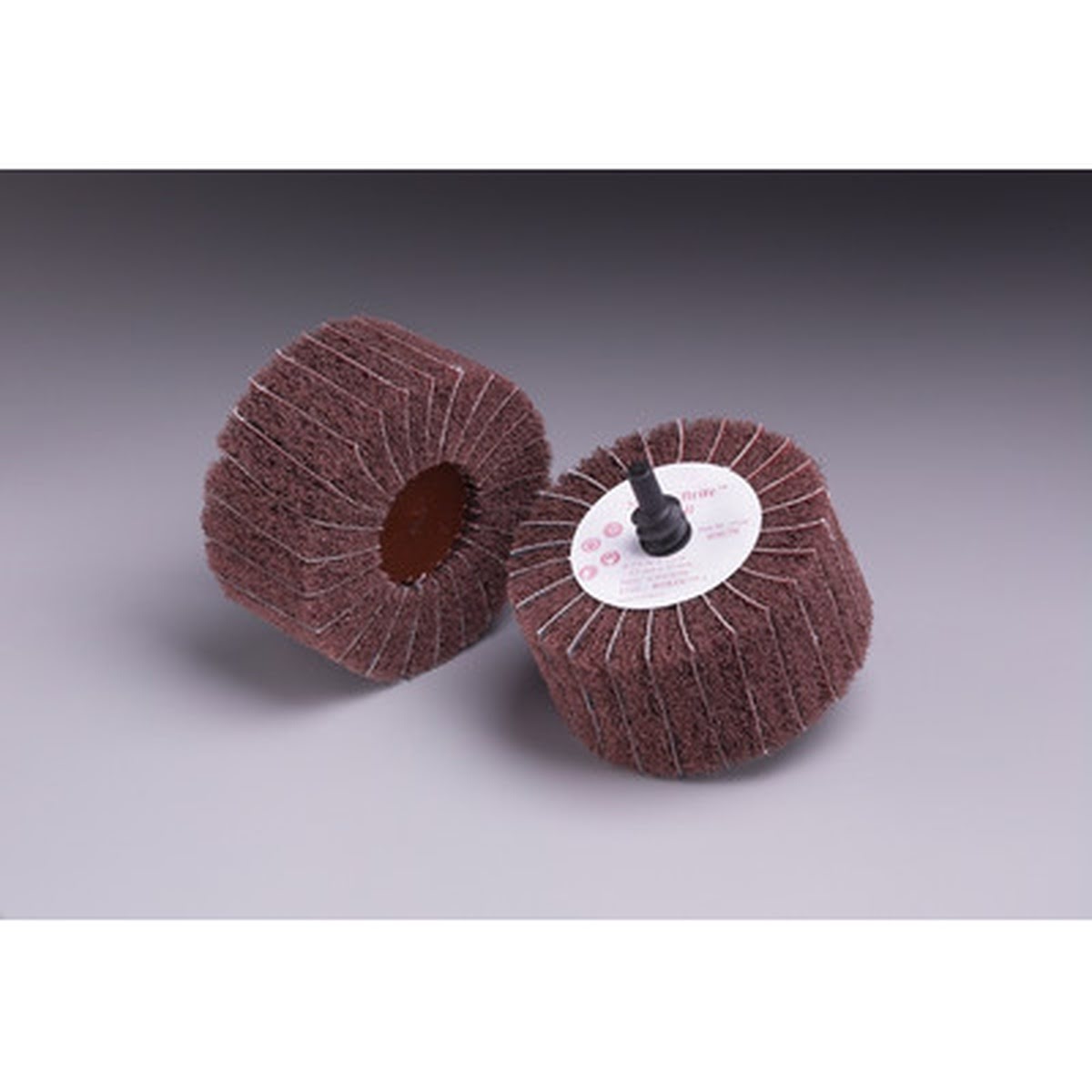 3M Scotch-Brite Roloc Combi-R Wheel, P180 X-weight, Maroon, 2-1/2 in x 1-1/4 in (7000077959) (10 Pack)