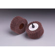 3M 80679 Scotch-Brite Roloc Combi-R Wheel, Aluminum Oxide, P120, X-weight, Maroon, 2-1/2 in x 1-1/4 in (7000077963) (10 Pack)