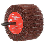 3M 80801 Scotch-Brite Combi-S Wheel, 3 in x 1-3/4 in 1/4 in Shank 80 X-weight (7000077965) (10 Pack)
