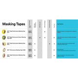 3M 2693 Scotch High Performance Masking Tape, Tan, 36 mm x 55 m, 7.9 mil (7000088380) (24 Pack) - 2