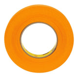 3M 2525 Scotch Performance Flatback Tape, Orange, High Visibility, High Tack, High Temperature, Hand Tearable, 18 mm x 55 m, 9.5 mil (7000088506) (48 Pack) - 6