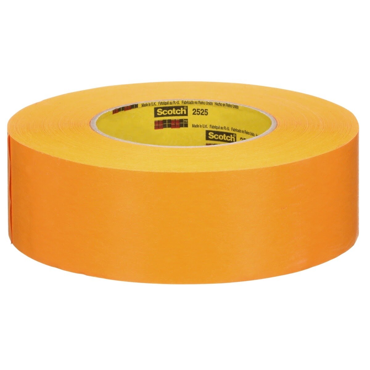 3M 2525 Performance Flatback Tape, Orange, 48 mm x 55 m, 9.5 mil (7000088508) (24 Pack) - 3