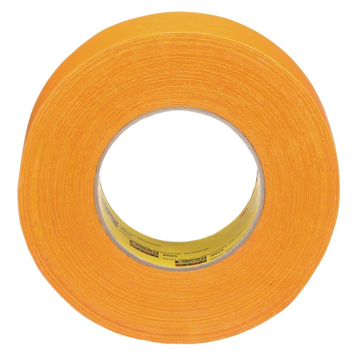 3M 2525 Performance Flatback Tape, Orange, 48 mm x 55 m, 9.5 mil (7000088508) (24 Pack) - 4