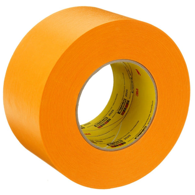 3M 2525 Performance Flatback Tape, Orange, 72 mm x 55 m, 9.5 mil (7000088509) (12 Pack)