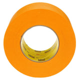 3M 2525 Performance Flatback Tape, Orange, 72 mm x 55 m, 9.5 mil (7000088509) (12 Pack) - 3