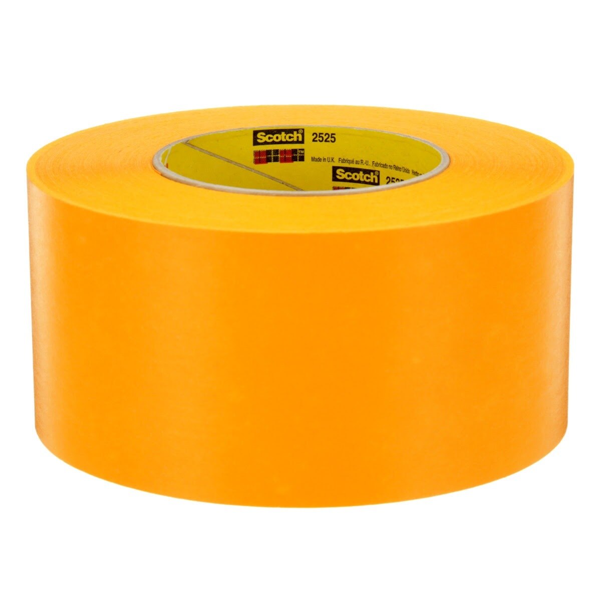3M 2525 Performance Flatback Tape, Orange, 72 mm x 55 m, 9.5 mil (7000088509) (12 Pack) - 4