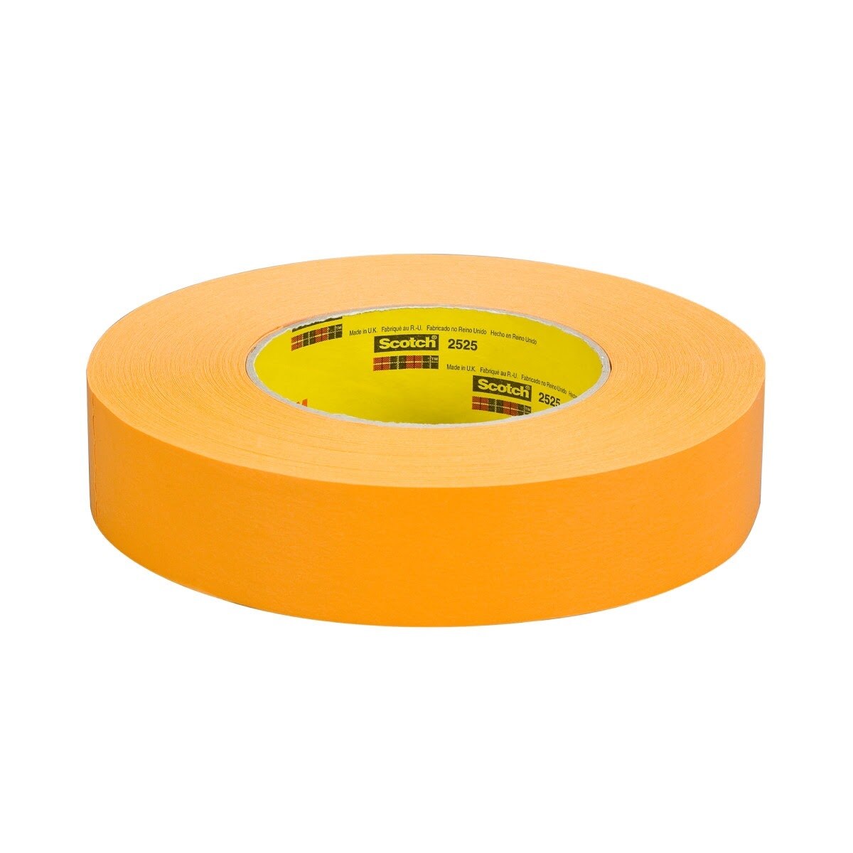 3M 2525 Performance Flatback Tape, Orange, 72 mm x 55 m, 9.5 mil (7000088509) (12 Pack) - 5