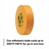 3M 2525 Performance Flatback Tape, Orange, 72 mm x 55 m, 9.5 mil (7000088509) (12 Pack) - 7