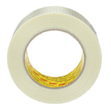 3M 8959 Scotch Bi-Directional Filament Tape, Clear, 50 mm x 50 m, 5.7 mil (7000096086) (18 Pack) - 2