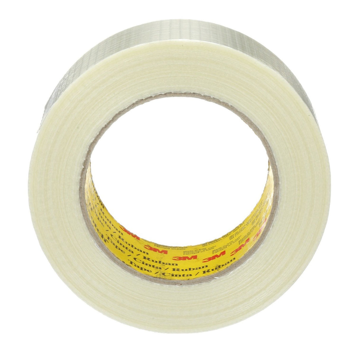3M 8959 Scotch Bi-Directional Filament Tape, Clear, 50 mm x 50 m, 5.7 mil (7000096086) (18 Pack) - 3