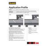 3M 8959 Scotch Bi-Directional Filament Tape, Clear, 50 mm x 50 m, 5.7 mil (7000096086) (18 Pack) - 4