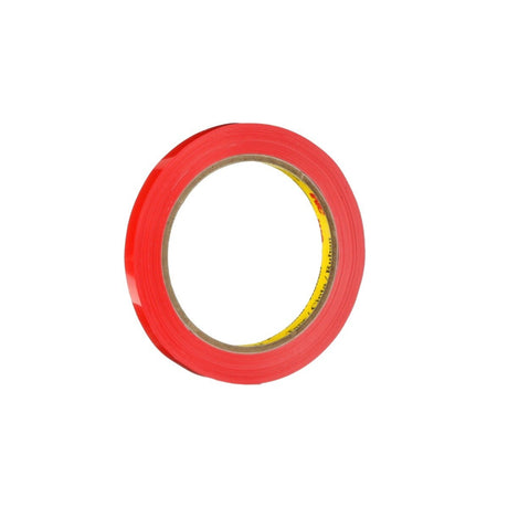 3M 690 Scotch Color Coding Tape, Red, 12 mm x 66 m (7000096088) (144 Pack)