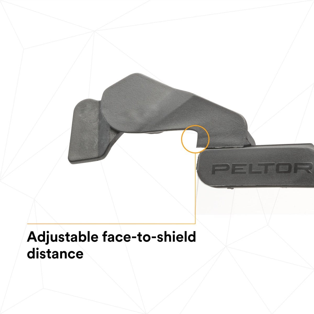 3M V4D-10P PELTOR Clear Acetate MultiVisor Faceshield System with Anti-Fog Coating, Transparent, 11.8 in x 7 in (7000103816) (10 Pack) - 4