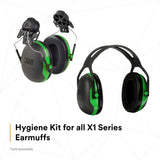 3M HYX1 PELOR X1 Ear Muffs Replacement Cushions and Liners Designed Only for PELTOR X1 Series Over-the-Head Ear Muffs X1A or Hard Hat Attachment X1P3E, Noise Protection, 1 Pair/Pack (7000104045) (10 Pack) - 5