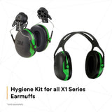 3M 7000104045 PELOR X1 Ear Muffs Replacement Cushions and Liners Designed Only for PELTOR X1 Series Over-the-Head Ear Muffs X1A or Hard Hat Attachment X1P3E, Noise Protection, 1 Pair/Pack - 5