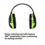 3M X4A PELTOR X4 Earmuffs /37273(AAD), Over-the-Head (7000104073) (10 Pack) - 8