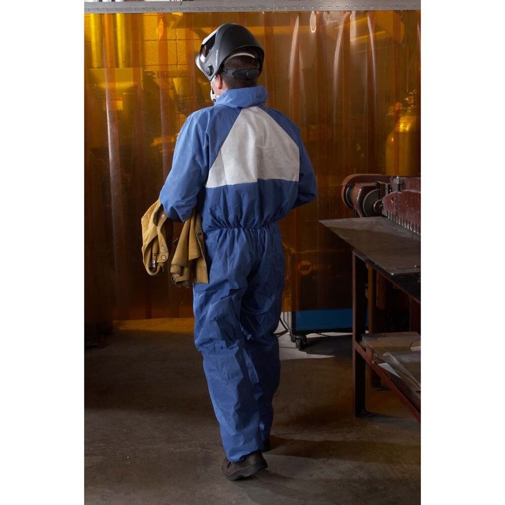 3M 7000109036 Disposable Protective Coverall 4530 Hooded SMS, Secondary Flame Spread-Resistant, Antistatic, XL (25 Pack) - 3