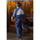 3M 7000109036 Disposable Protective Coverall 4530 Hooded SMS, Secondary Flame Spread-Resistant, Antistatic, XL (25 Pack) - 3