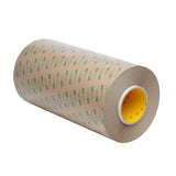 3M 467MP Adhesive Transfer Tape, Clear, 12 in x 60 yd, 2 mil (7000115506) (4 Pack) - 3