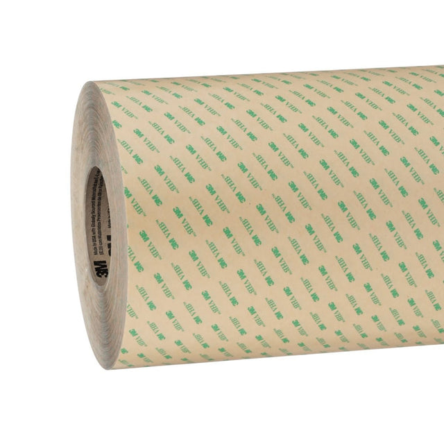 3M F9460PC VHB Adhesive Transfer Tape, Clear, 12 in x 60 yd, 2 mil (7000115593) (4 Pack)