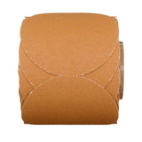 3M 363I Stikit Paper Disc Roll, PSA, Aluminum Oxide, 60 Grit, F Weight, Gold, 5 in, No Hole, Die 500X, 100 Discs per Roll (7000118089) (4 Pack) - 3