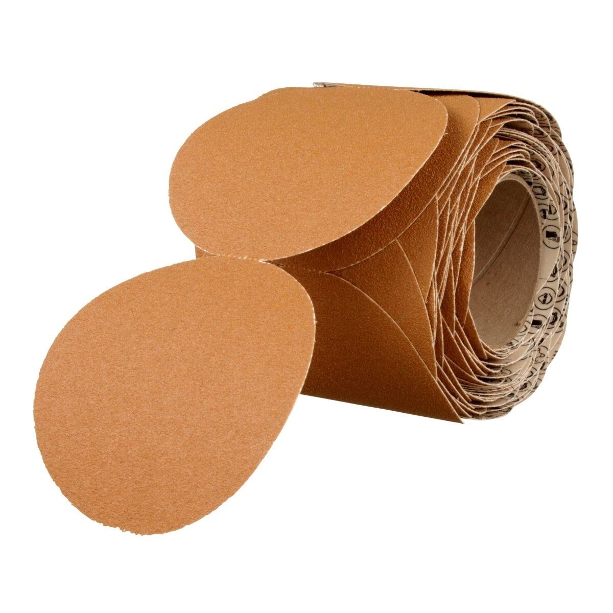 3M 363I Stikit Paper Disc Roll, PSA, Aluminum Oxide, 60 Grit, F Weight, Gold, 5 in, No Hole, Die 500X, 100 Discs per Roll (7000118089) (4 Pack) - 4