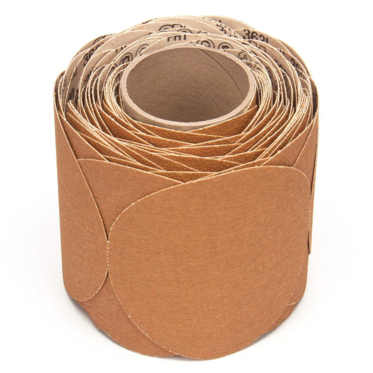 3M 363I Stikit Paper Disc Roll, PSA, Aluminum Oxide P600, F Weight, Gold, 6 in x NH, Die 600Z, 100 Discs Roll (7000118090) (4 Pack) - 5