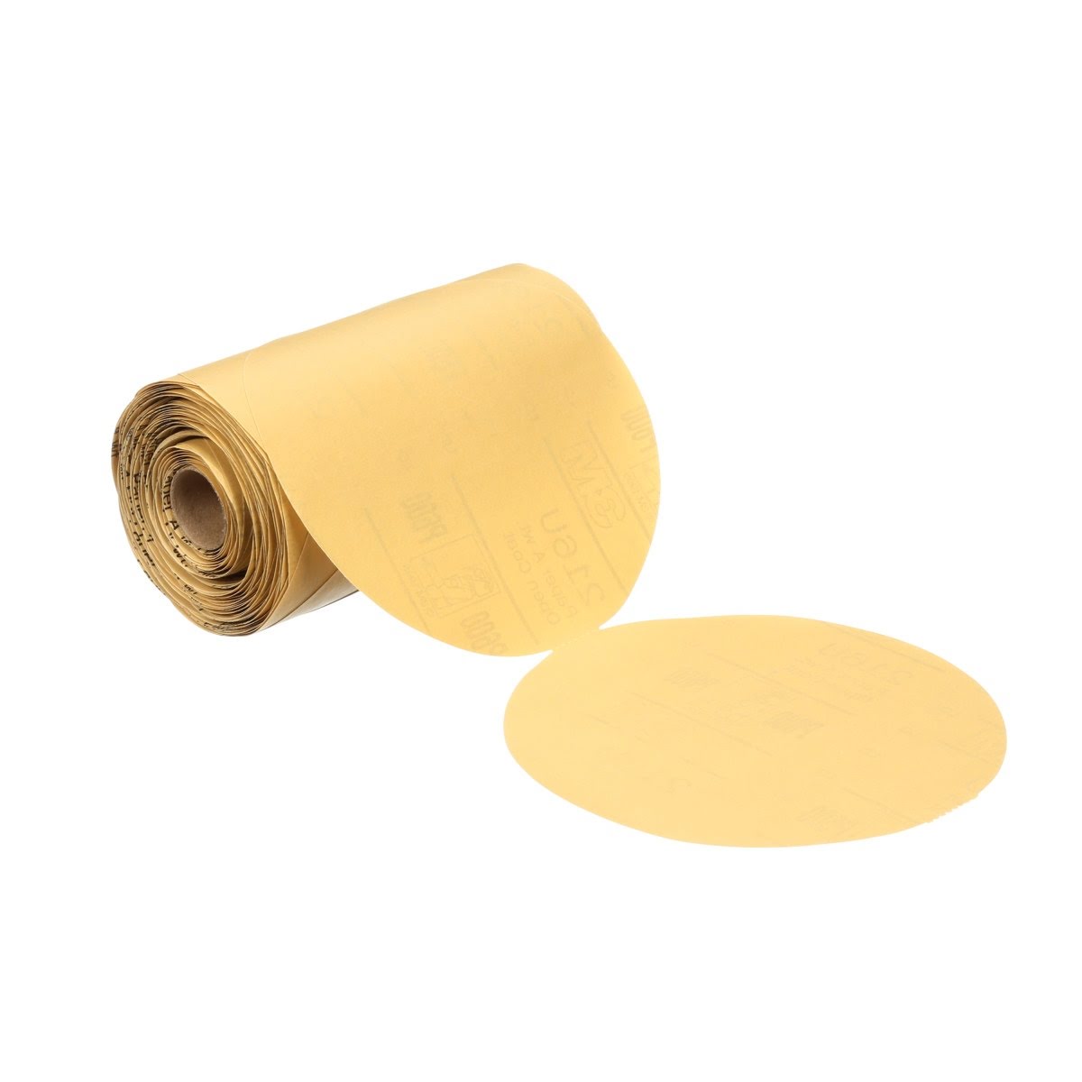 3M 216U Cubitron II Stikit Gold Paper Disc Roll, PSA, P360, A Weight, 6 in x NH, 75 Discs per Roll (7000118106) (6 Pack) - 2