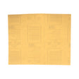3M 216U 02537 Gold Abrasive Sheet, P600 Grade, 9 in x 11 in (7000118276) (250 Pack)