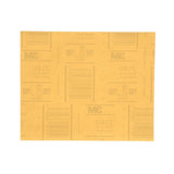 3M 216U 02538 Gold Abrasive Sheet, P500 Grade, 9 in x 11 in (7000118277) (250 Pack)
