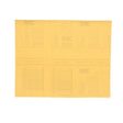 3M 216U 02544 Gold Abrasive Sheet, P220, 9 in x 11 in, Gold (7000118283) (1250 Pack)