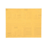 3M 216U 02545 Gold Abrasive Sheet, P180 Grade, 9 in x 11 in (7000118284) (250 Pack)