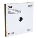 3M 211K Utility Cloth Roll, Aluminum Oxide 80 Grit J-weight Full-flex Gray, 1 in x 50 yd (7000118330) (5 Pack) - 6